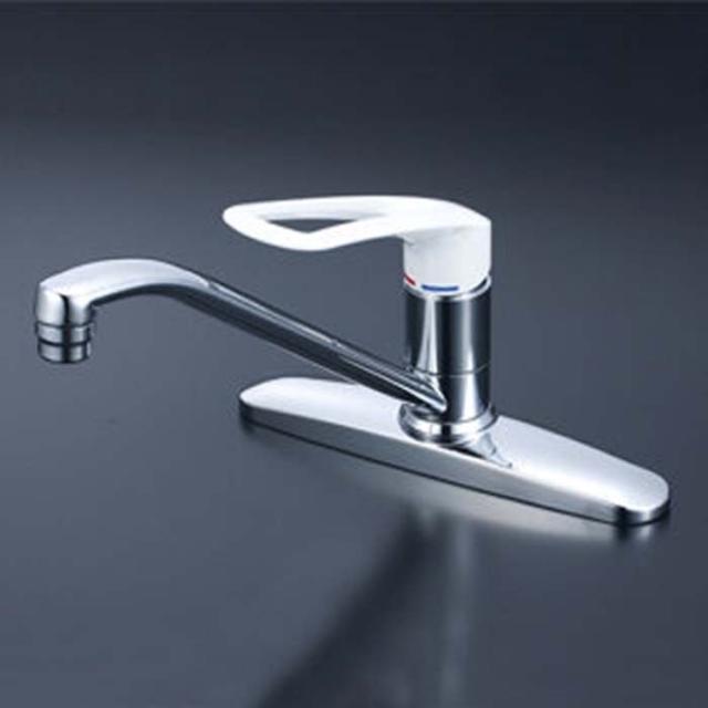 KVK KM5091C2 シングル混合栓 長尺ハンドル(代引不可) 18,090円