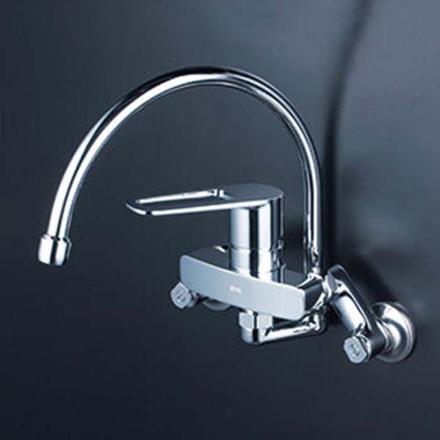 KVK MSK110KRGT スワン型パイプ シングル混合栓(代引不可)