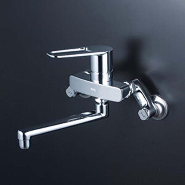 KVK MSK110KWET シングル混合栓(eレバー)(寒冷地用)(代引不可)