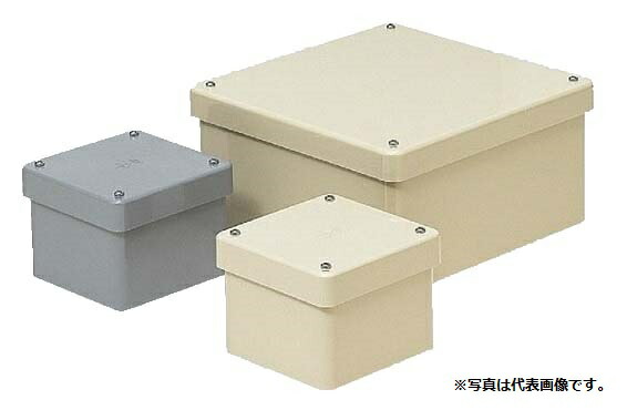 未来工業 PVP-3025BJ 防水プールボックス (カブセ蓋) 正方形 ノック無 ベージュの通販は