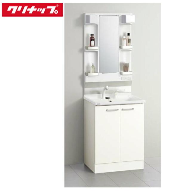 クリナップ 洗面化粧台 BGAシリーズ (ミラー:M-L601GAEN/洗面化粧台BGAL60TNTVWJTS) 60cm 1面鏡 モノホワイト(JTS) (代引不可)の通販は