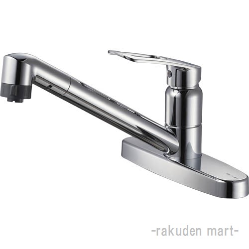 三栄水栓 SANEI K6711MEK-13 シングル台付切替シャワー混合栓 キッチン用