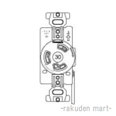 パナソニック WF2330R1 (5個セット) 接地2P30A引掛埋込コンセントの通販は