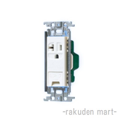 パナソニック WTF19313WK (10個セット) 15A・20A兼用埋込アースターミナル付接地コンセントの通販は