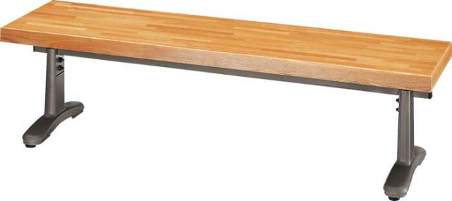 (代引不可)山崎産業 YB-57L-WN ベンチYB-57L-WN (背なし) (法人限定)の通販は