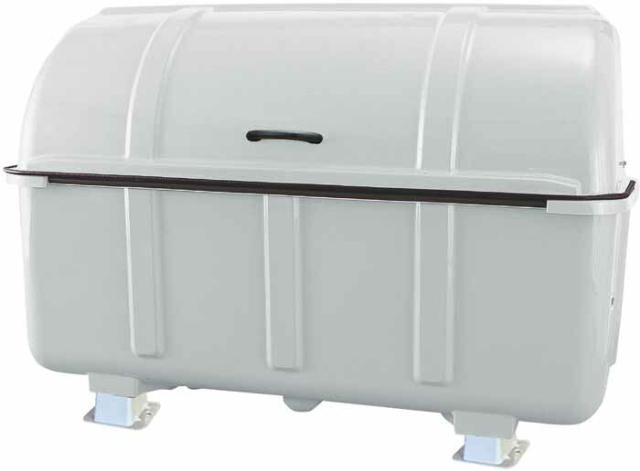 ###未来工業 グレー 防水プールボックス (カブセ蓋) 長方形(ノック無) 500×400×250 板加工品 受注生産 未来工業 防水プールボックス（カブセ蓋）長方形 品番：PVP-351515BM