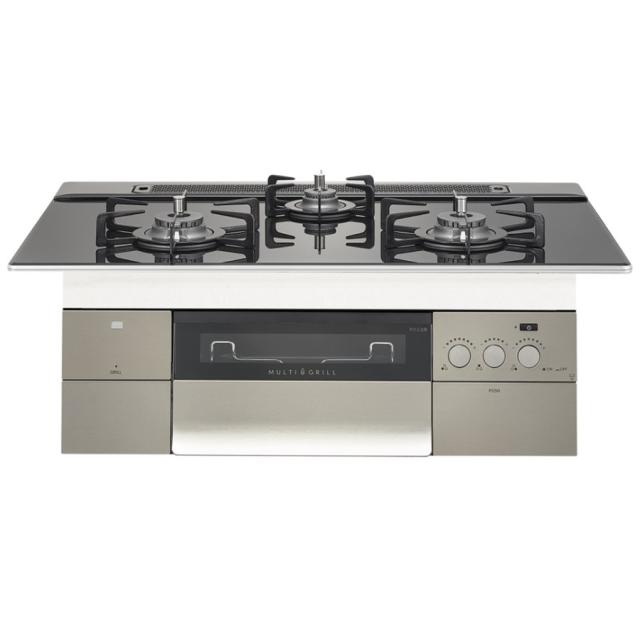 ノーリツ N3S15PWASSTEC-LP ビルトインガスコンロ PROGRE プログレ 3口コンロ 幅75cm プロパンガス用 NORITZ (代引不可) (法人限定)