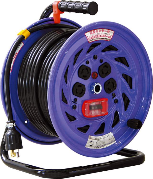 日動工業 NF-EK34L-15A 引掛式電工ドラムEセンサー付 NICHIDO