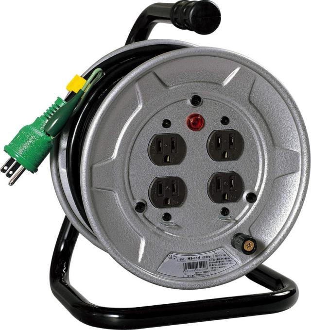 日動工業 NS-E14 電工ドラム アース付 NICHIDO