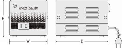 日動工業 PAL-150E 海外用トランス NICHIDO