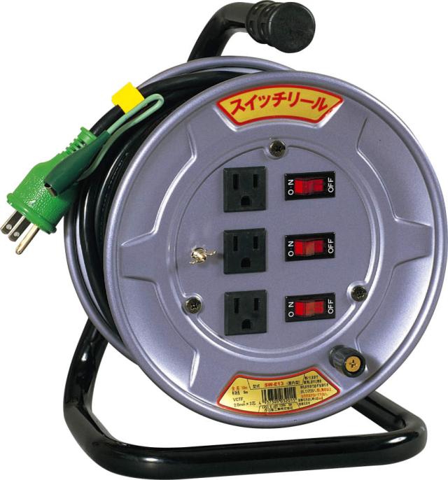 日動工業 SW-E13 スイッチリール 10m NICHIDO
