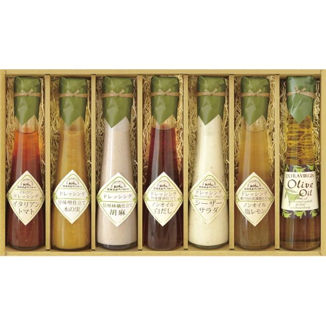 (のし包装無料対応可) 飛騨高山ファクトリー ID-7 〜食菜味〜すこやかドレッシングギフト ギフト お中元 お歳暮 内祝い 贈り物 贈与品 プレゼント お返し (代引不可)の通販は 4,575円