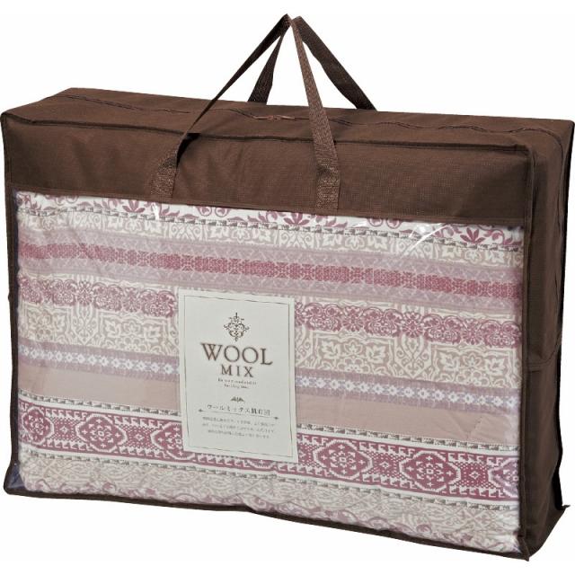 WLM5150RO ウール混掛ふとん ギフト 内祝い 贈り物 贈与品 プレゼント お返し ウールミックス (代引不可) (のし包装無料対応可)の通販は 12,870円