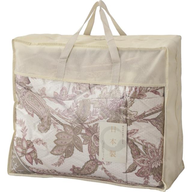 (のし包装無料対応可) NUF-2730PI ダウン85%入り日本製羽毛肌掛けふとん ピンク ギフト お中元 お歳暮 内祝い 贈り物 贈与品 プレゼント お返し (代引不可)の通販は 18,066円