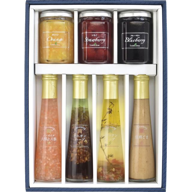 (のし包装無料対応可) たかはたファーム JD-03 ジャム・ドレッシング詰合せ ギフト お中元 お歳暮 内祝い 贈り物 贈与品 プレゼント お返し (代引不可)の通販は 5,028円