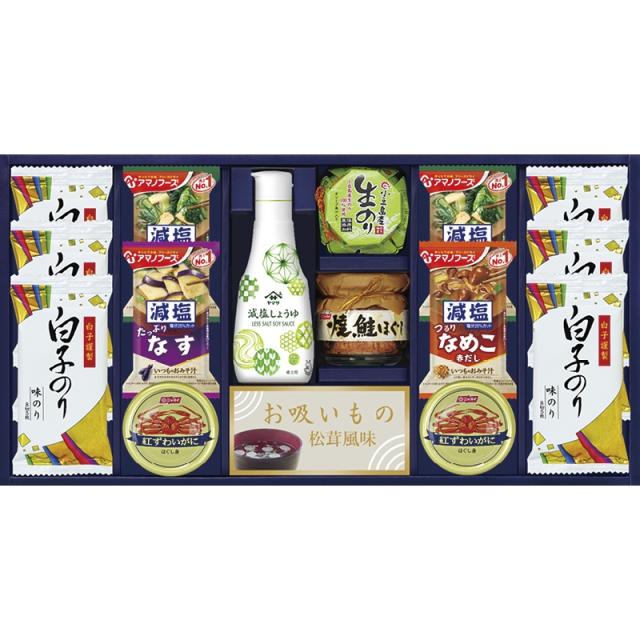 (のし包装無料対応可) K-80 アマノフーズ＆ニッスイ詰合せ ギフト お中元 お歳暮 内祝い 贈り物 贈与品 プレゼント お返し (代引不可)の通販は 5,767円