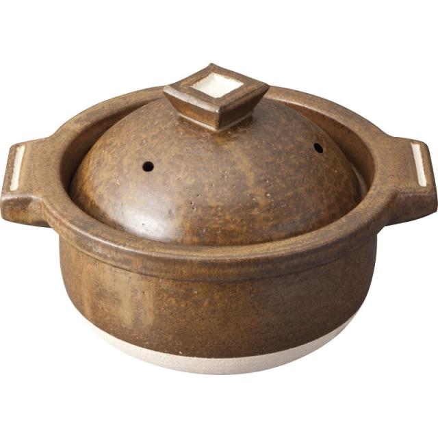 信楽焼 Hg-5 ごはん鍋(3合用) ギフト 内祝い 贈り物 贈与品 プレゼント お返し Hangout (代引不可) (のし包装無料対応可)の通販は 16,500円