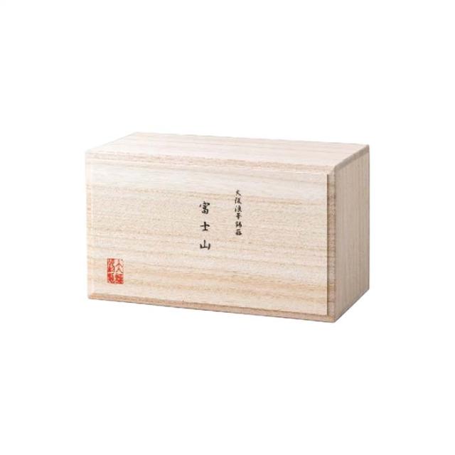 大阪錫器 fut-1-2P 錫製富士山タンブラー180ml(小)青朱ペア ギフト 贈り物 プレゼント 定番 (のし包装無料対応可) (代引不可)