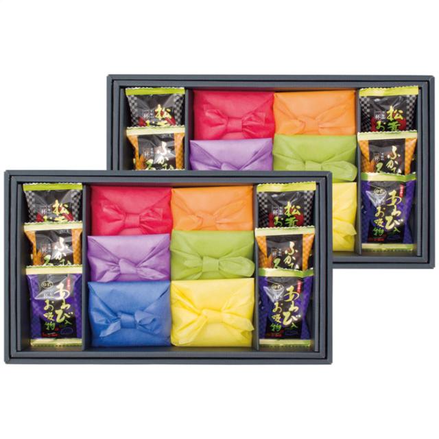 タナベ APMFA-10 新潟県産こしひかり 至福の一杯贅沢お吸い物ギフトセット (のし包装無料対応可) (代引不可)の通販は