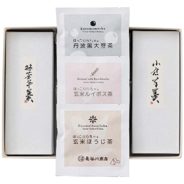谷常製菓 絹ごし羊羹(抹茶・小倉)2本・お茶3種セット ギフト 贈り物 プレゼント 定番 菓心谷常 (代引不可)