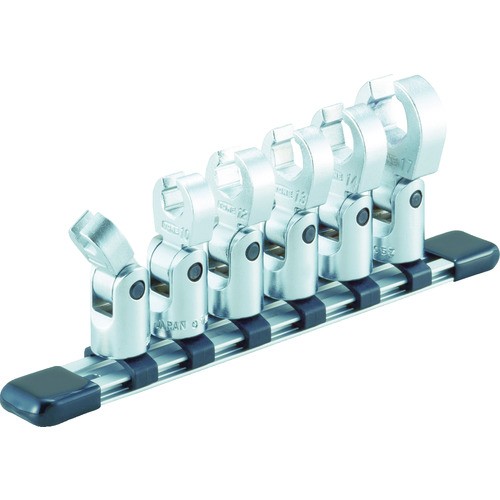 TONE HSCF306F フレックスクロウフットレンチセット(ホルダー付) 6pcs トネの通販は