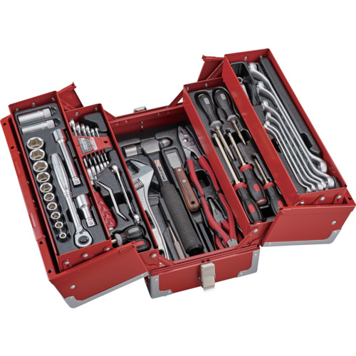 TONE TSA4331 整備用工具セット ツールセット(オートメカニック用) レッド 56点セット トネ 44,408円