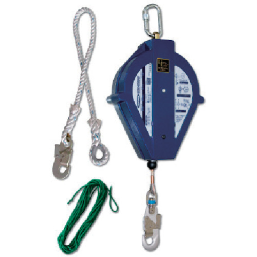 藤井電工 UL-30S-BX ツヨロン ワイヤーロープ巻取式墜落防止器具 UL-30S ウルトラロック 30m カラビナ・台付・引寄ロープ付 FUJIIDENKOの通販は 213,097円