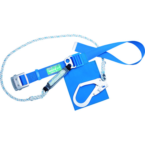 藤井電工 TB-SAF-593-BL4-M-BP ツヨロン 胴ベルト型墜落制止用器具 TB-SAF-593 セフライト アルミ軽量タイプ 三つ打ち 青 Mサイズ FUJIIDENKO