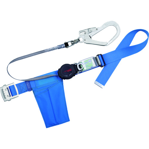 藤井電工 TB-ORL-593SV-BL4-M-BP ツヨロン 胴ベルト型墜落制止用器具 TB-ORL-593SV ワンハンドリトラ 軽量 スイベルフックタイプ 青 Mサイズ FUJIIDENKO