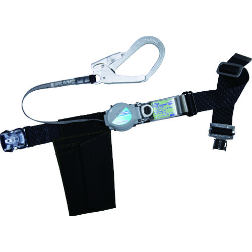 藤井電工 TB-TRL-OT593-BLK-M-BP ツヨロン 胴ベルト型墜落制止用器具 TB-TRL-OT593 ツーウェイリトラ ワンタッチバックル アルミ軽量タイプ 黒 Mサイズ FUJIIDENKO