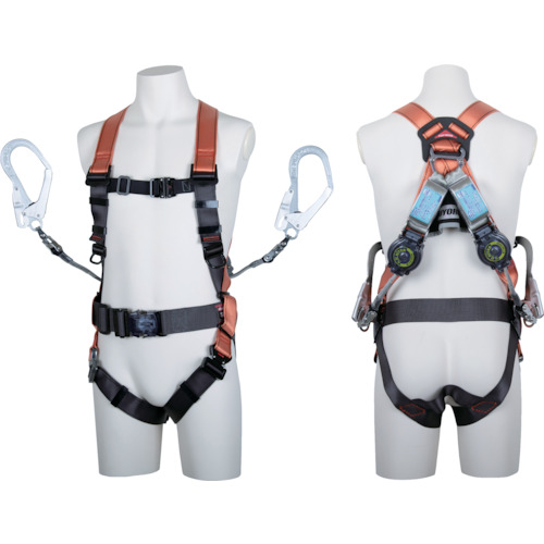 藤井電工 TH-502-2TR93SV-OT-L-OR-2R23-BX ツヨロン コアハーネス ツインSRリトラ オレンジ Lサイズ FUJIIDENKO