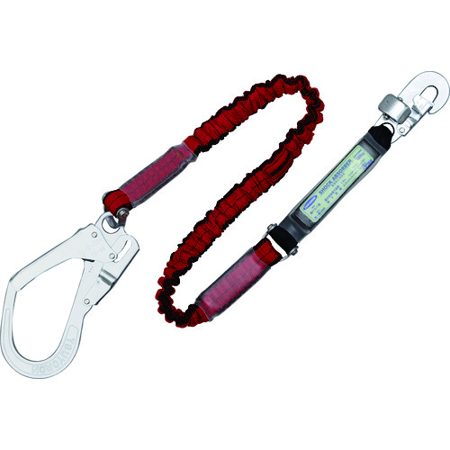 藤井電工 TBL-NV99-RE-BP ツヨロン 胴ベルト型用ランヤード TBL-NV99 ノビロン 赤 FUJIIDENKO