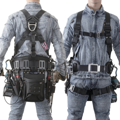 藤井電工 TH-521-OT-BLK-M-BX ツヨロン KITEハーネス Mサイズ BLACK FUJIIDENKO