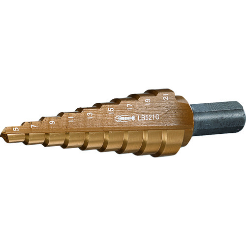 エビ LB412AG ステージドリル Tinコーティング 5段 軸径10mm 4-12  ホイルソー LOBSTER ロブテックス LOBTEX