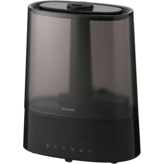 アイリスオーヤマ AHM-HUT55A-B 上給水超音波ハイブリッド加湿器 ブラック IRIS OHYAMA