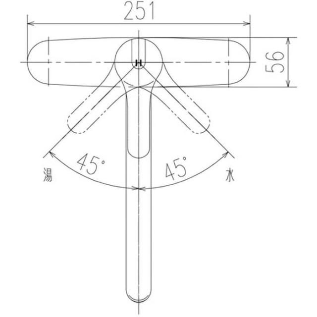 リクシル イナックス RSF-551 キッチン用 シングルレバー混合水栓 ツーホール 一般地 LIXIL INAX_4