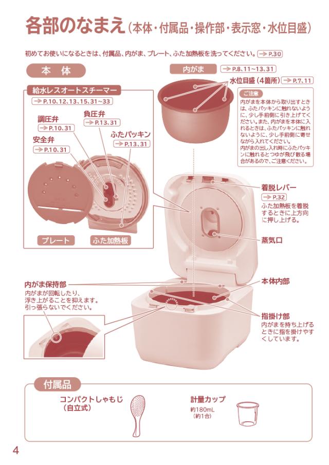 日立 RZ-V100HM-K IHジャー炊飯器 ふっくら御膳 1.0L(5.5合)炊き 圧力＆スチーム フロストブラック 蒸気カット 八代目儀兵衛 監修 調理 家電 HITACHI_12