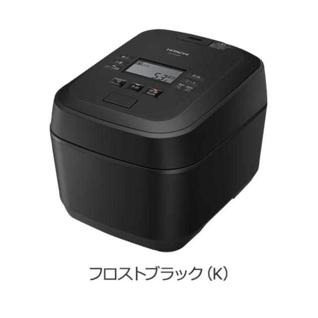 日立 RZ-V100HM-K IHジャー炊飯器 ふっくら御膳 1.0L(5.5合)炊き 圧力＆スチーム フロストブラック 蒸気カット 八代目儀兵衛 監修 調理 家電 HITACHI_17