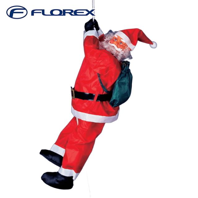 フローレックス SN-163 120cmノーマルクライミングサンタ フィギュア サンタクロース クリスマス Xmas かわいい FLOREX (代引不可)