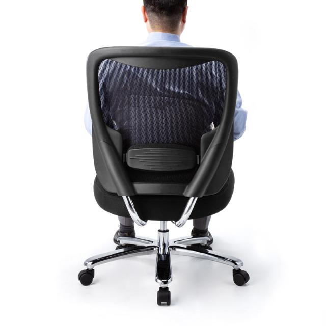 サンワサプライ SNC-NET23BK 高耐荷重オフィスチェア SANWASUPPLY