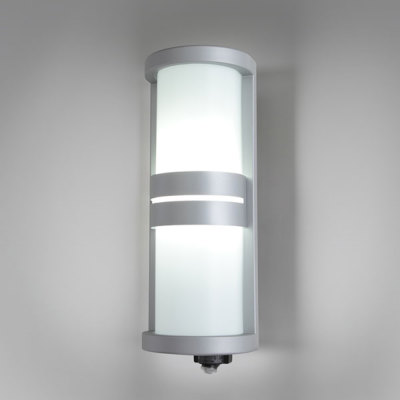 ホタルクス SXWE-LE261735-SN LEDポーチライト(センサ付) 防雨形 アルミシルバー塗装 一般電球60形1灯相当 昼白色