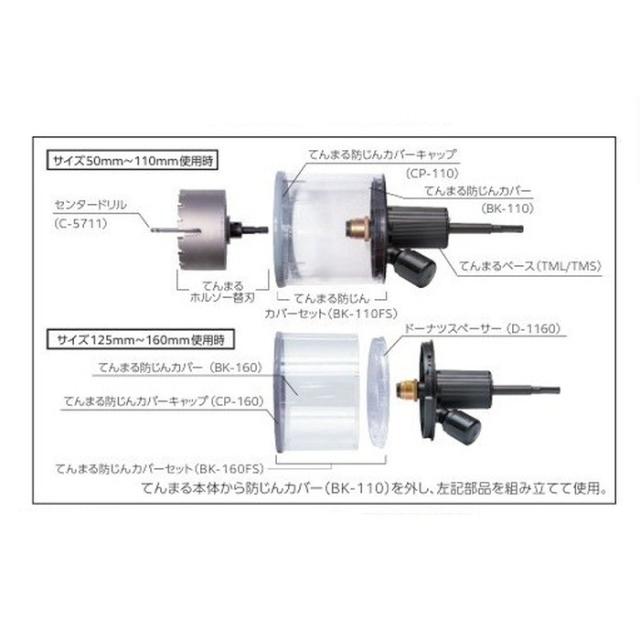 ハウスビーエム TMH-110B てんまるホルソー替刃 ハウスBM_1