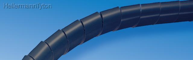 ヘラマンタイトン TS-2.6N-W スパイラルチューブ 耐候性 100m×1巻 黒 タイトン HellermannTyton