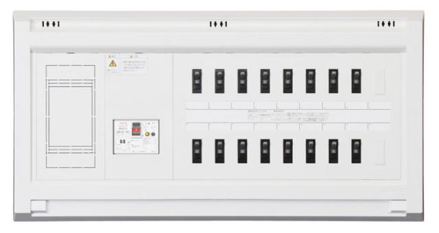 テンパール工業 VALG35162 スタンダード住宅分電盤 扉無し リミッタースペース付 50A 1EX12 2EX4