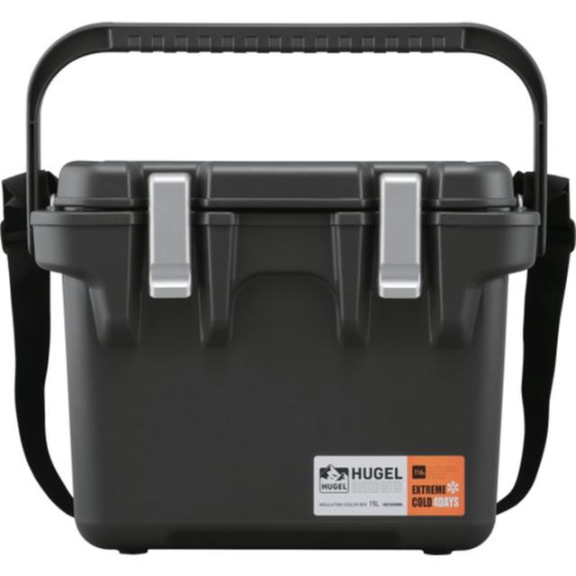 アイリスオーヤマ VITC-15-CH HUGAL 真空断熱クーラーボックス 15L チャコールグレー 6998445