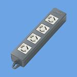 パナソニック WCH2604B OAタップ(接地2P15A引掛形) (4コ口.ブラック) (マグネット付) (5個セット) Panasonic