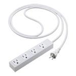 パナソニック WCHS2554MW SーOAタップ(接地15A形) (4コ口・マットホワイト5mコード付マグネット付 Panasonic