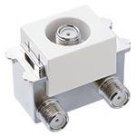 パナソニック WCS4811CW アドバンス埋込高シールドTVコンセント 送り配線用電流通過形10−3224MHz (5個セット) Panasonic