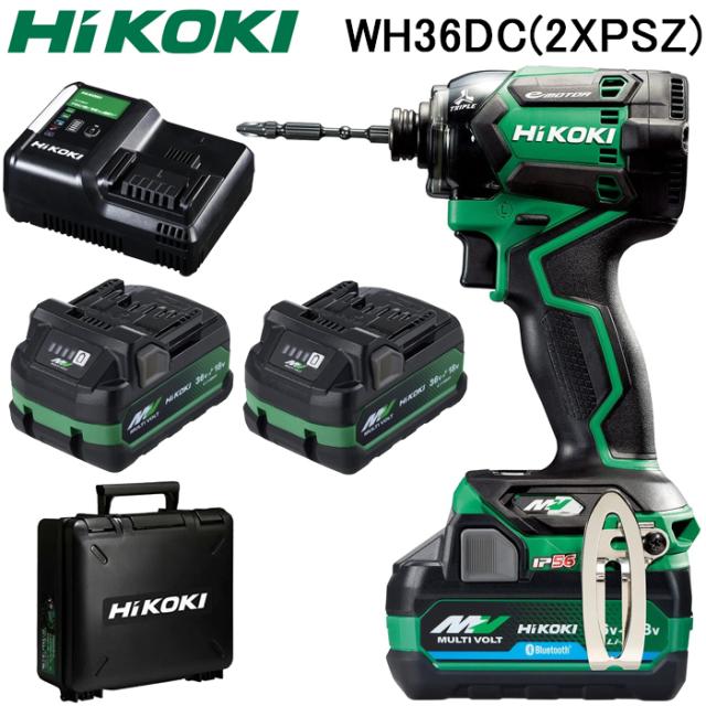 HiKOKI WH36DC(2XPSZ) コードレスインパクトドライバ 36V 新 HiKOKI WH36DC(2XPSZ) コードレスインパクトドライバ 36V 新