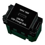 パナソニック WN14841B 埋込充電用USBコンセント1ポート18WUSBーC ブラック Panasonicの通販は 6,520円